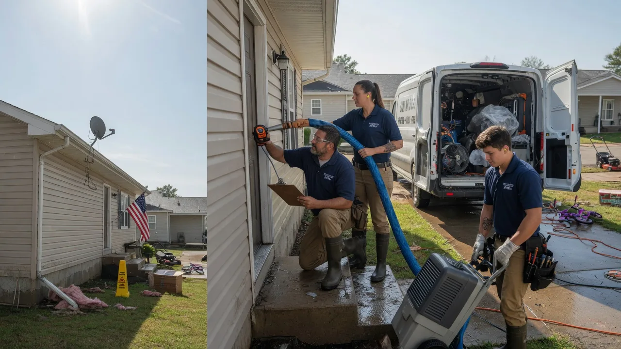 Ceiling Water Damage Restoration in Dryden, TX near me